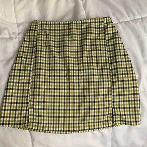 BRANDY AND MELVILLE Plaid Mini Skirt